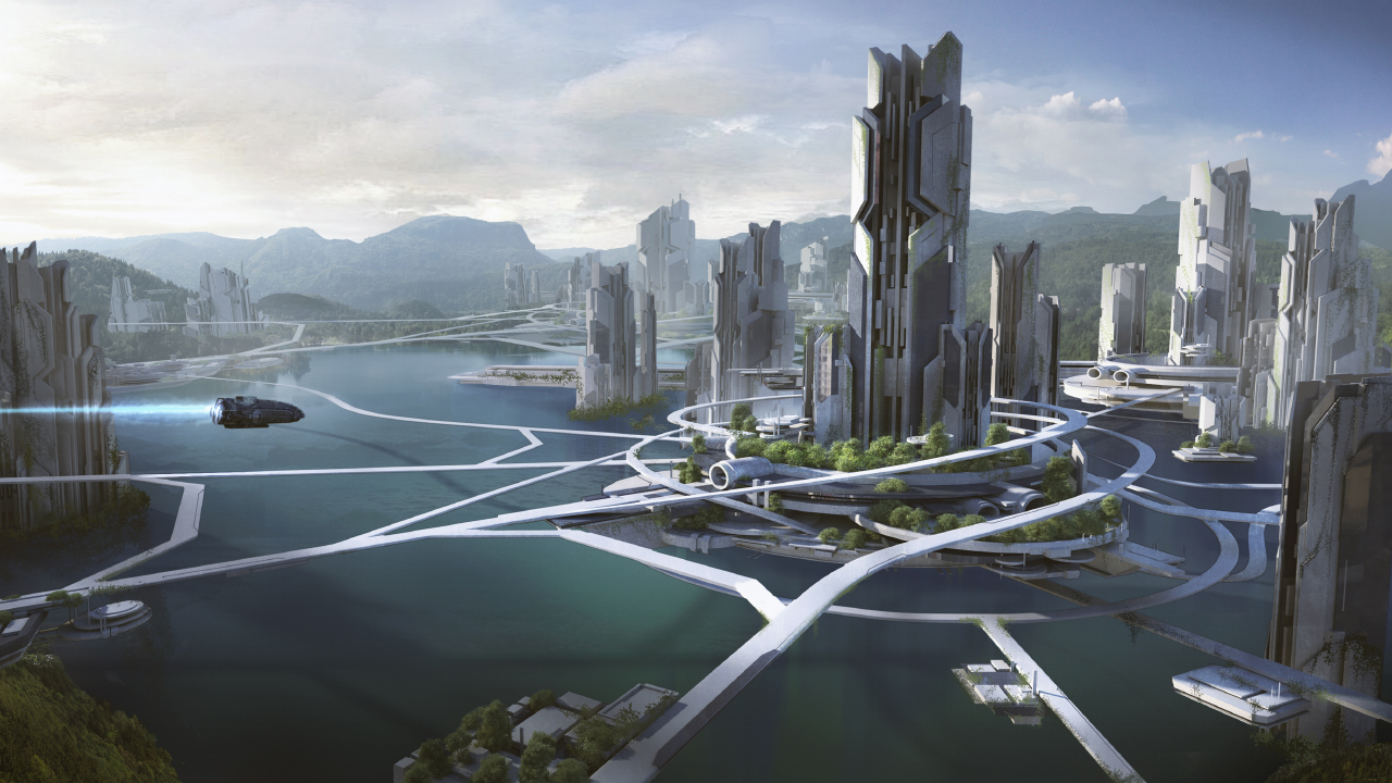 Город будущего концепт