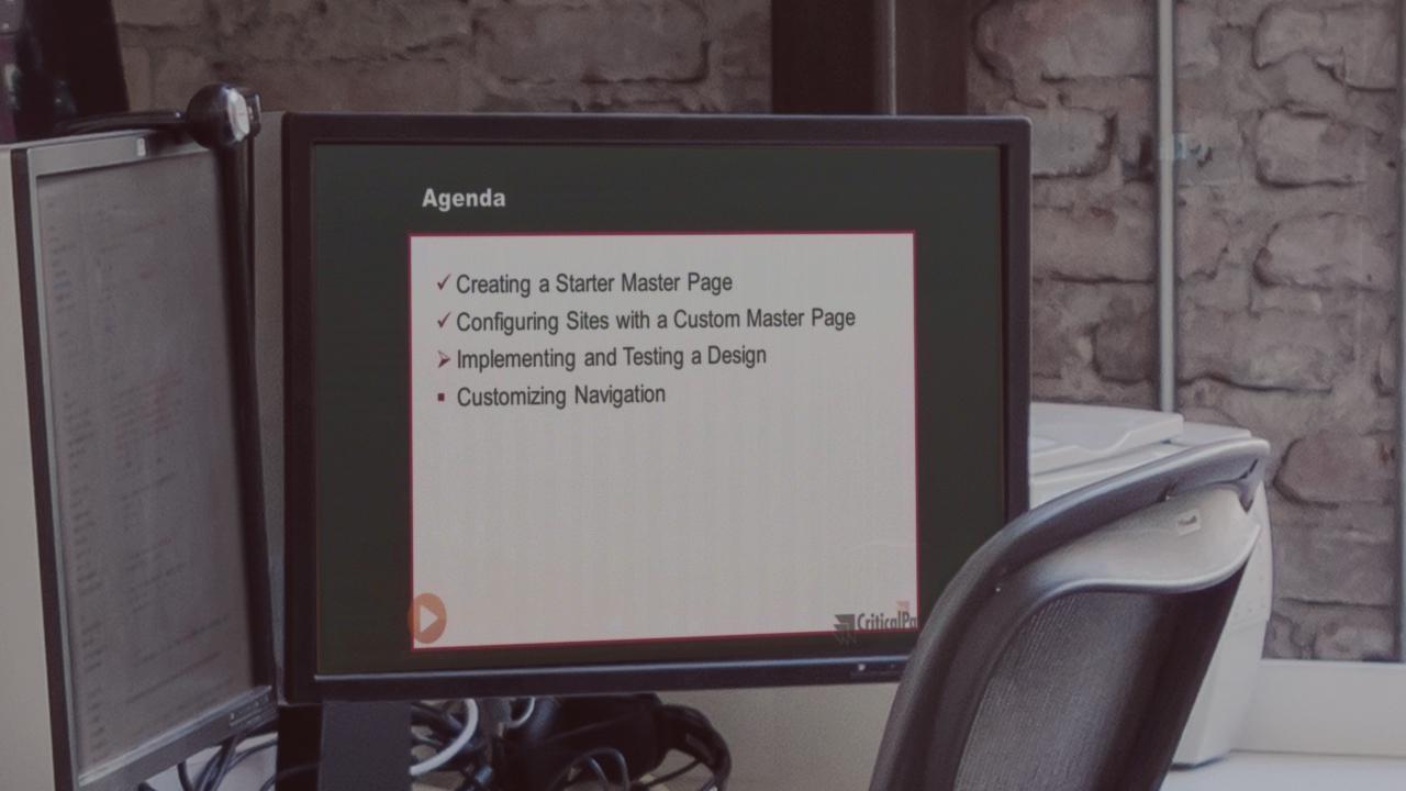SharePoint 2010 for Web Designers - Part 3, Master Pages from Pluralsight | Course by Edvicer