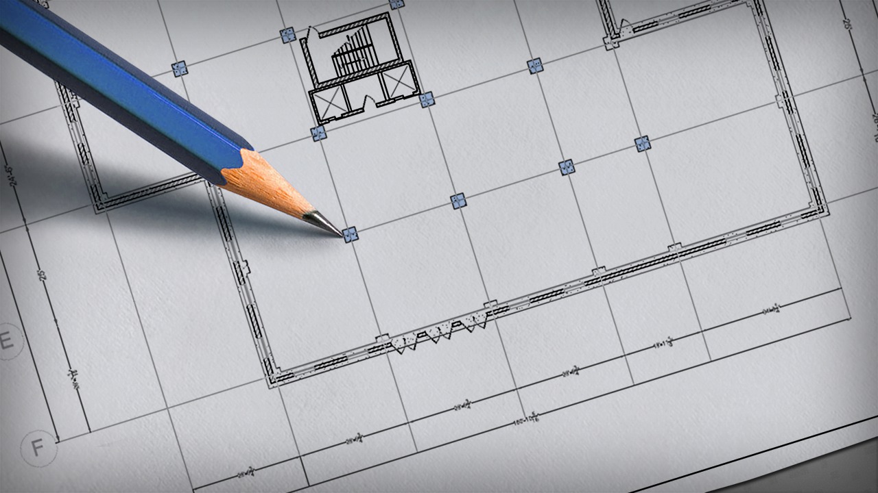 Drawing a Column Grid in AutoCAD | Pluralsight