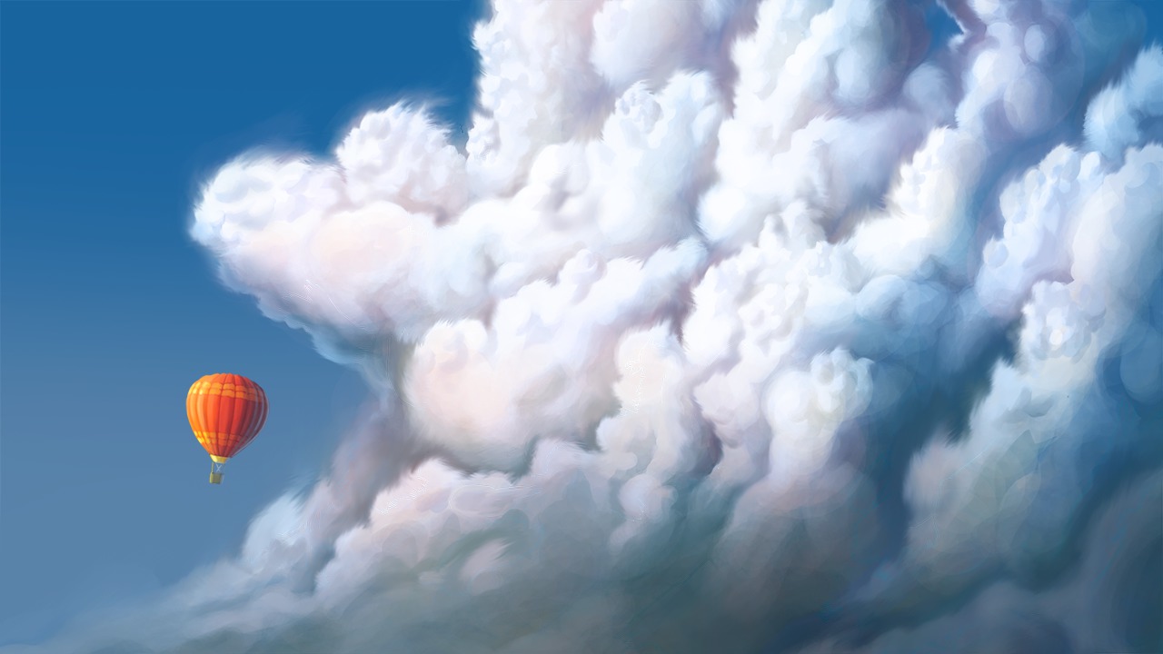 Painting clouds and skies - new course out now!