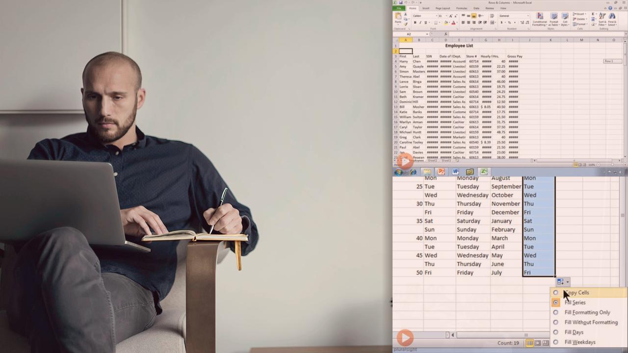 Excel 2010: Getting Started from Pluralsight | Course by Edvicer