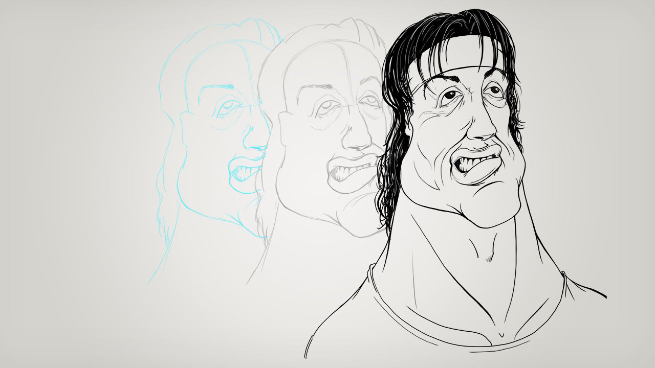 Fundamentals of Caricature Drawing in Photoshop from Pluralsight | Course by Edvicer