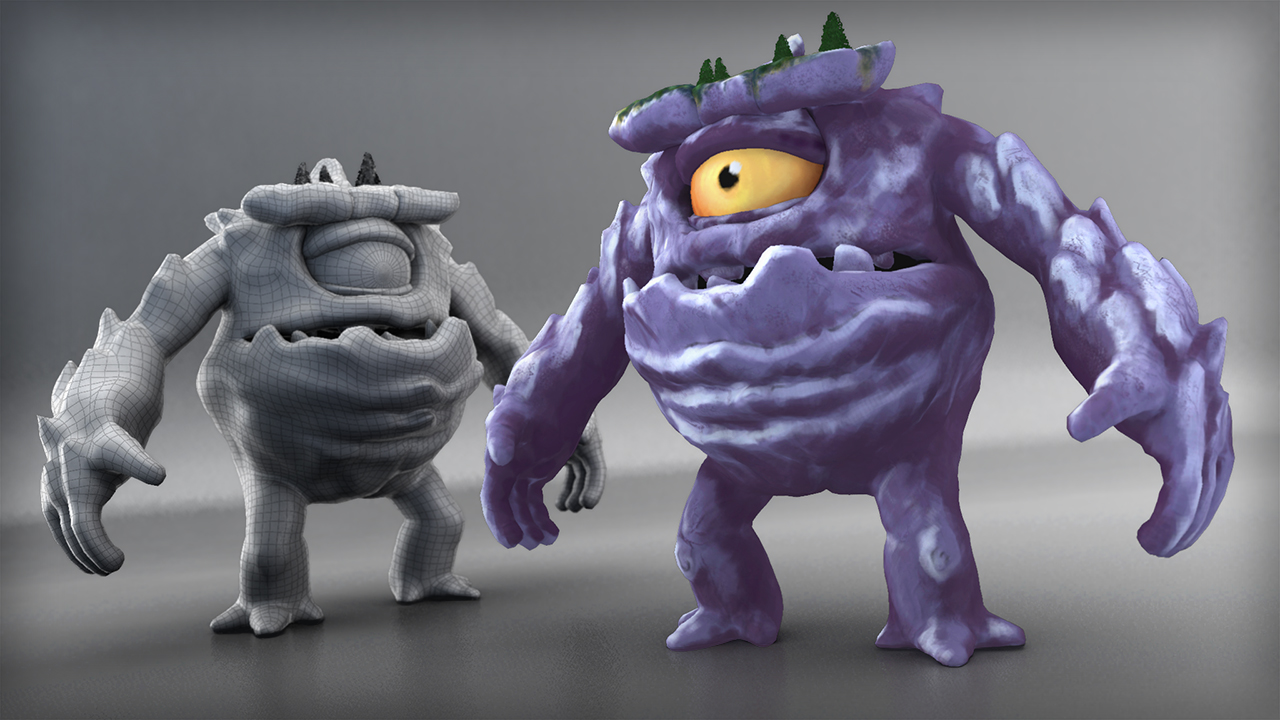pluralsight game boss creation in zbrush