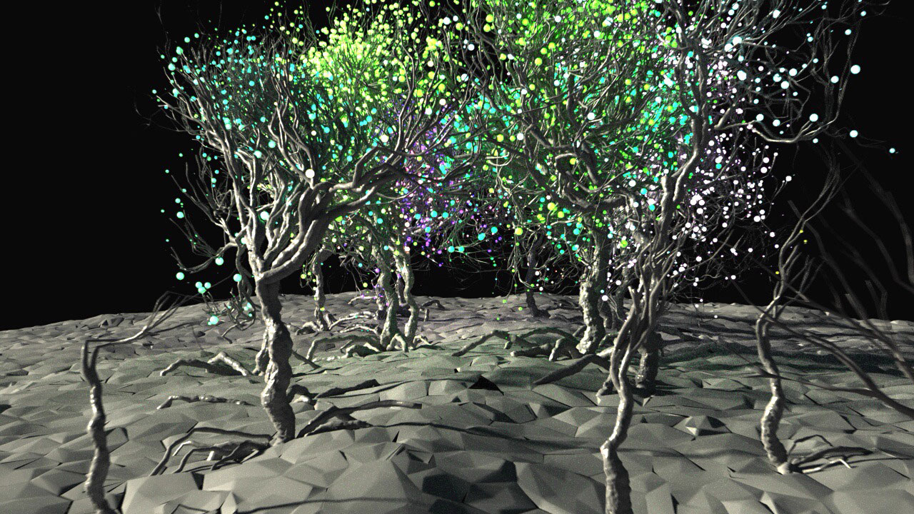 Procedural Tree Growth Using L-systems in Houdini from Pluralsight | Course by Edvicer