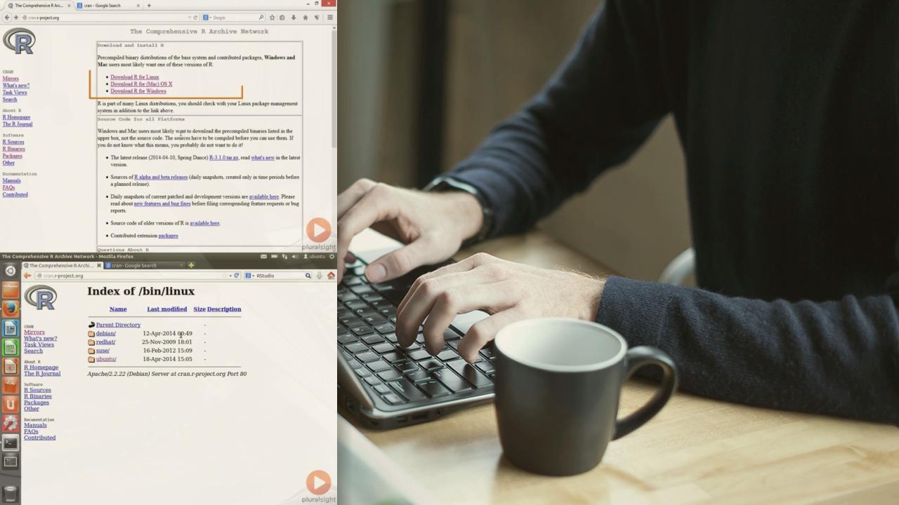 R Programming Fundamentals from Pluralsight | Course by Edvicer