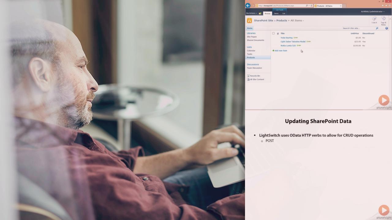 Rapid Application Prototyping with SharePoint and LightSwitch from Pluralsight | Course by Edvicer