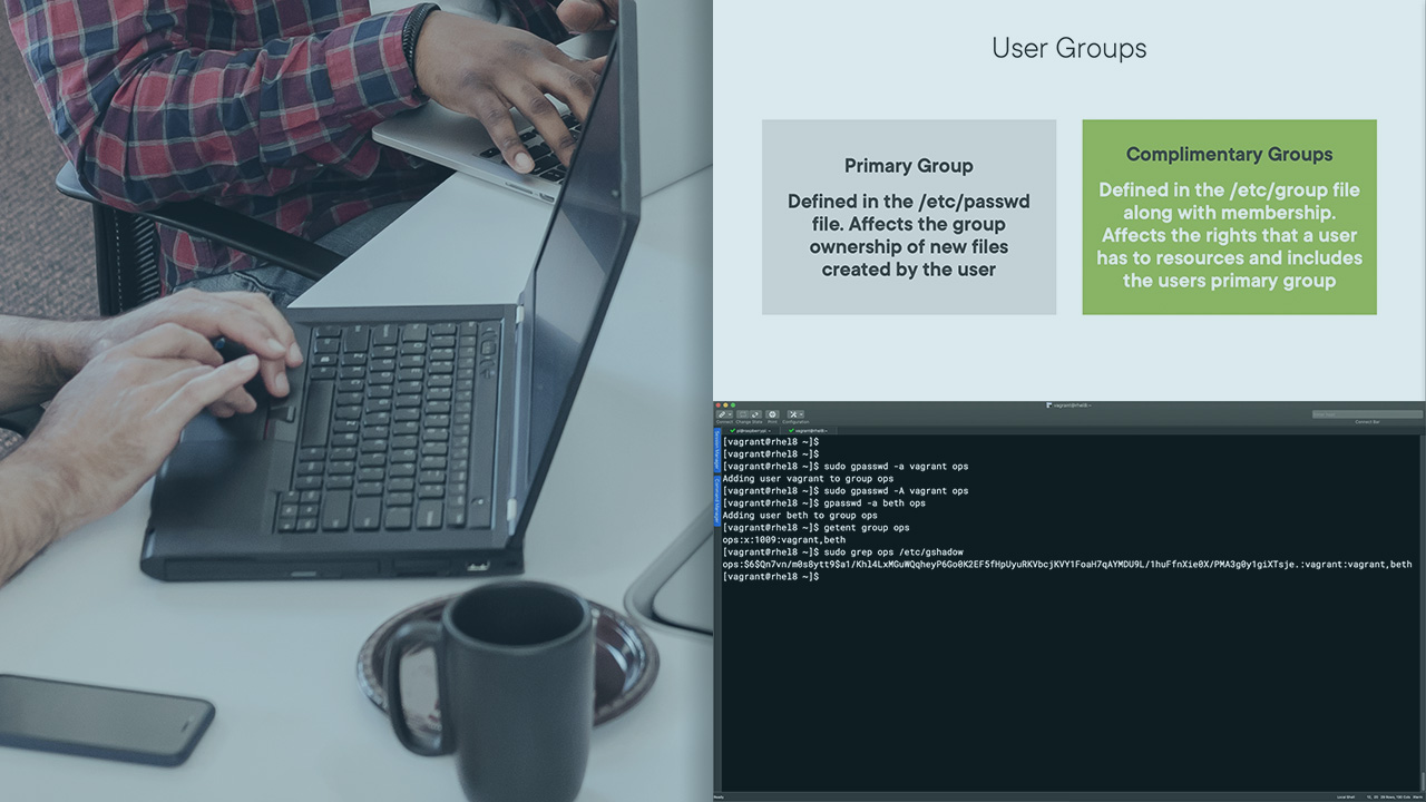 rhel 8 list user groups