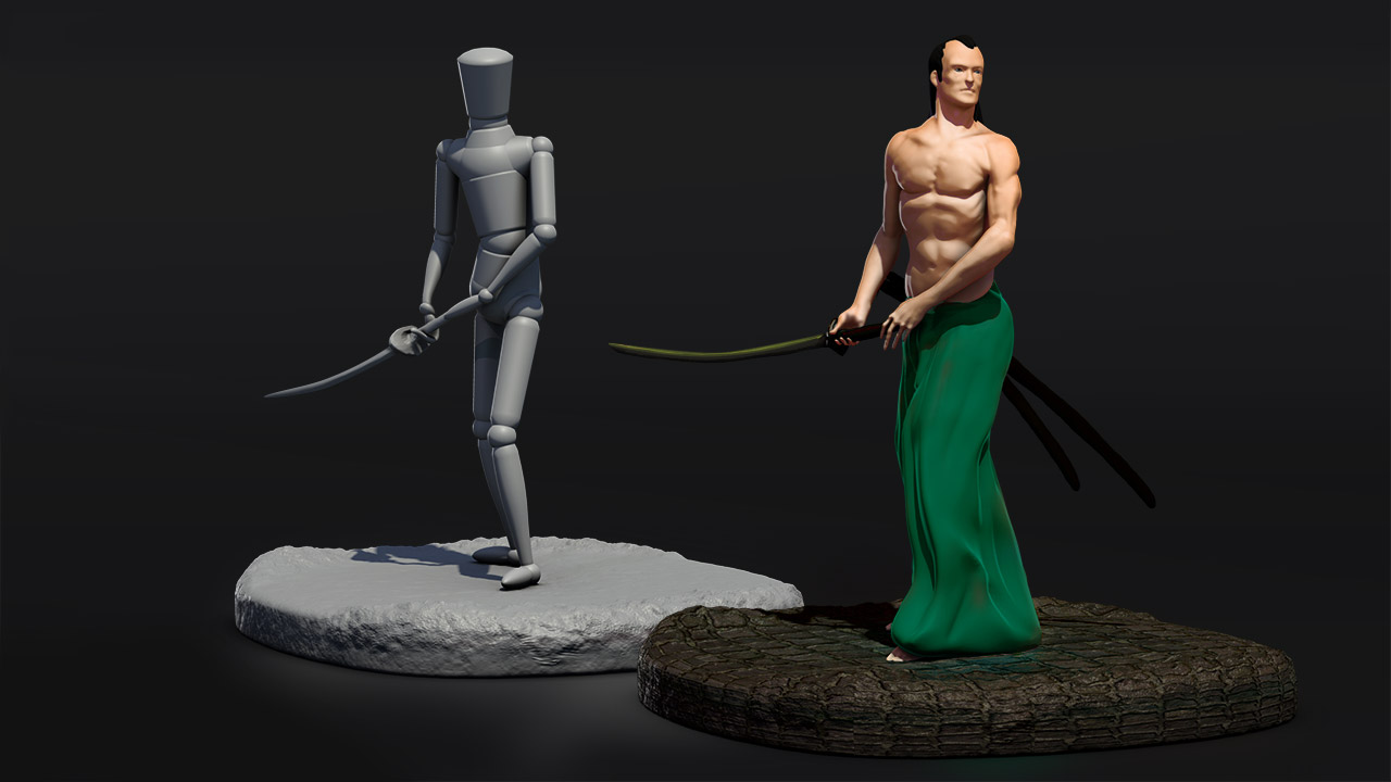sculpting anatomy using zbrush mannequins