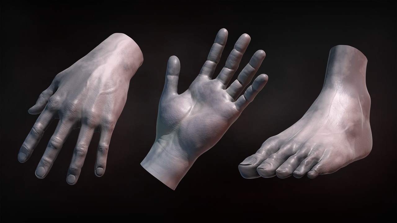 zbrush hand sculpting