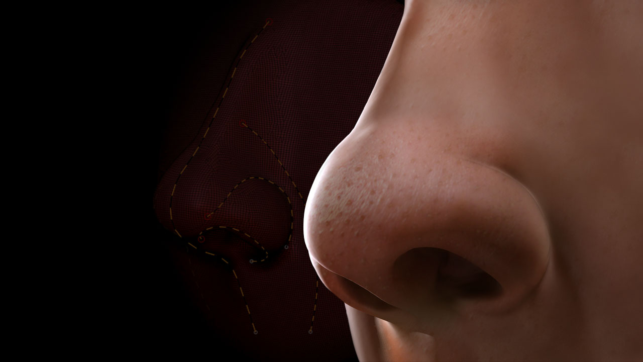 sculpting nose zbrush