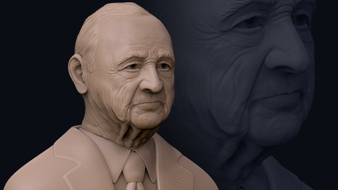 pluralsight creating an aged portrait in zbrush