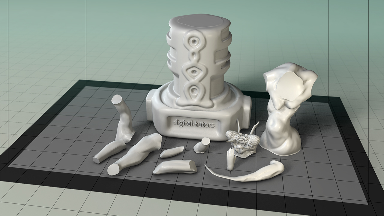 zbrush 3d printing figure in pieces