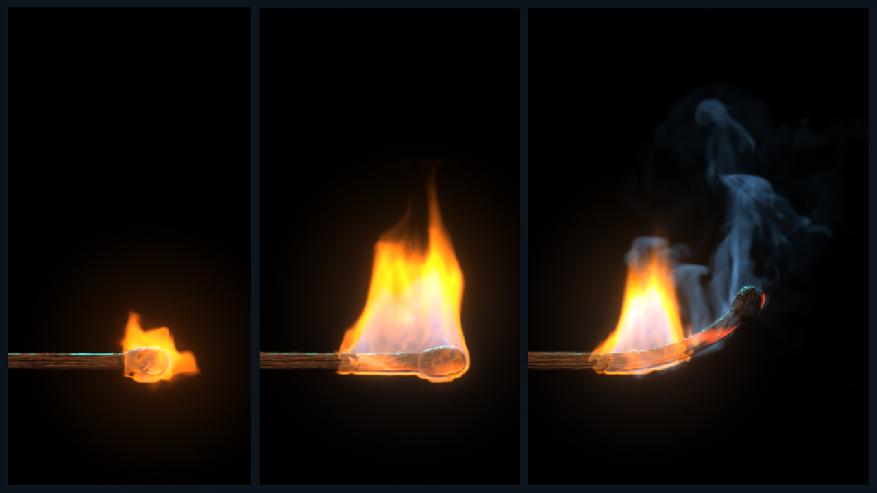 Simulating a Burning Matchstick Effect in Maya Pluralsight