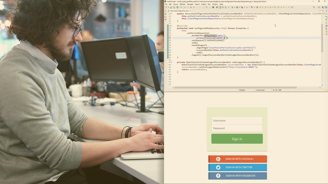 Online Course: Spring Framework: Using Spring Security OAuth2 Login from  Pluralsight