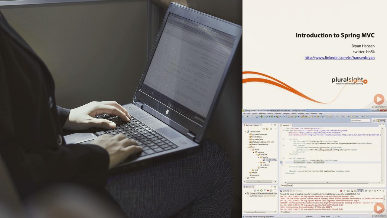 Introduction to Spring MVC from Pluralsight | Course by Edvicer