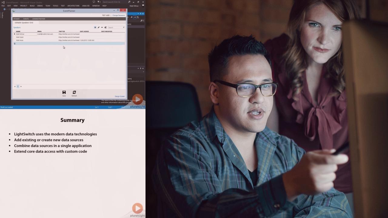 Visual Studio LightSwitch 2012 and 2013 from Pluralsight | Course by Edvicer