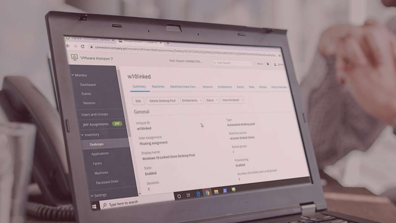 VMware Horizon 7.10 ESB Create and Configure Desktop Pools Pluralsight