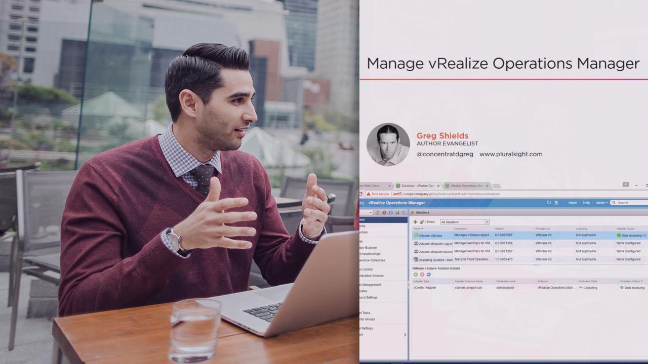 VMware Horizon 7: Configure vRealize Operations Manager from Pluralsight | Course by Edvicer