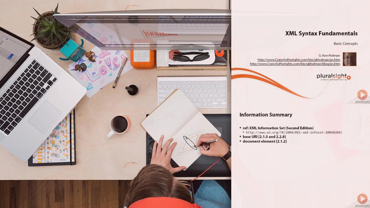 Xml Syntax Fundamentals Pluralsight